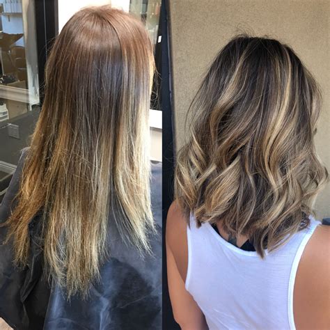 balayage long hair|balayage hair before and after.